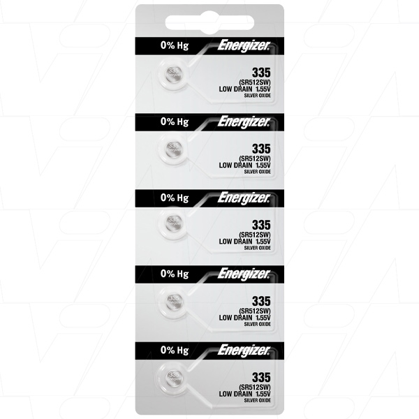 1.55V 6mAh Silver Oxide Watch Battery (SR512SW)